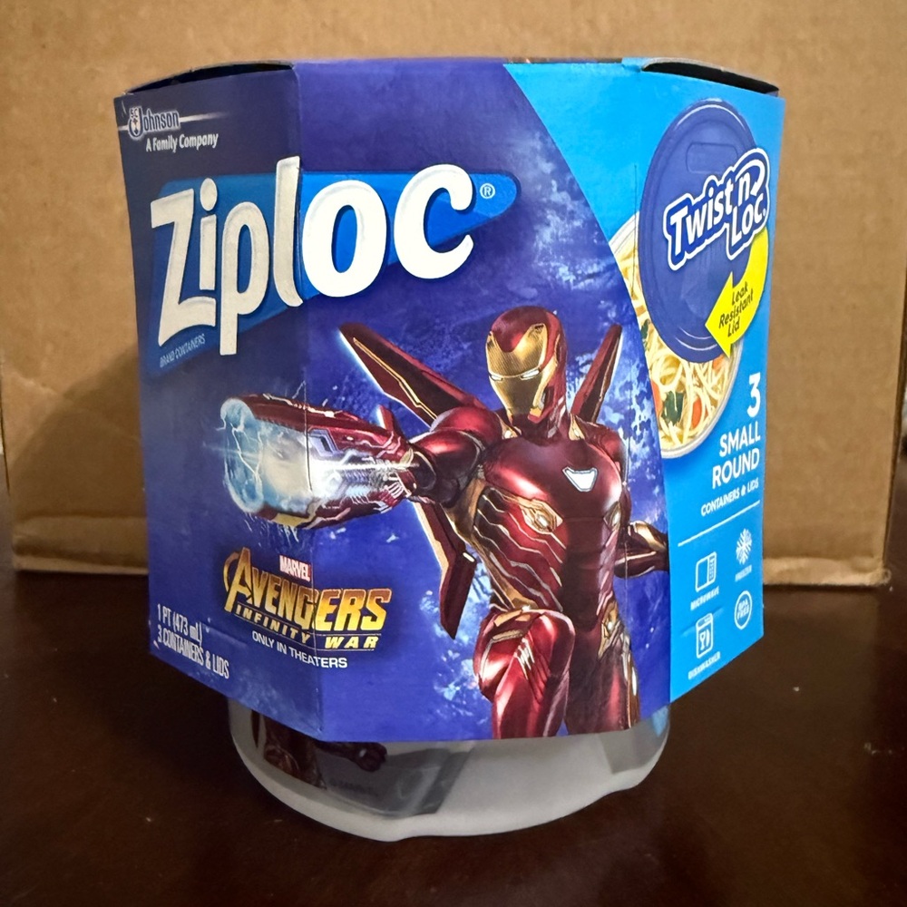 Ziploc Avengers Twist 'n Loc Containers